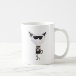 Mug Chat cool avec lunettes de soleil