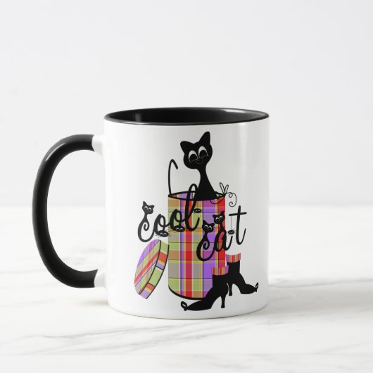 Mug Chat Cool d'Halloween (Gauche)