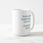Mug Chat Cool diplômé personnalisé avec lunettes de so (Devant droit)