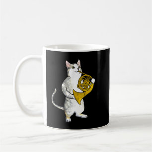 Mug Chat cool Jouer Orchestre Musicien De Corne França