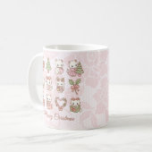 Mug Chat Coquette Kawaii Noël (Devant gauche)