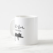 Mug Chat Coréen Besoin de Pause (Devant gauche)