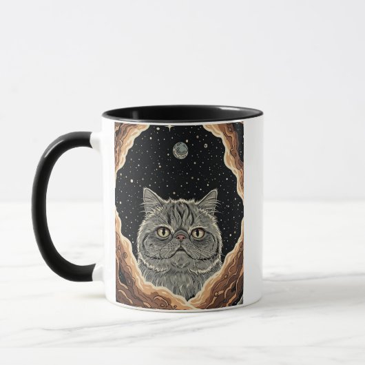 Mug Chat Cosmique (Gauche)