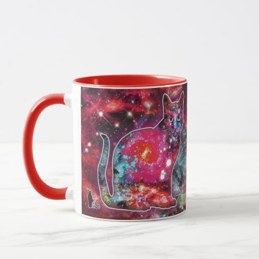 Mug Chat cosmique Alpha (Gauche)