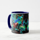 Mug Chat cosmique Lambda (Devant gauche)