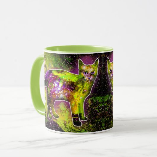 Mug Chat cosmique Sigma (Devant gauche)
