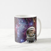 Mug Chat Cosmonaut (Devant droit)