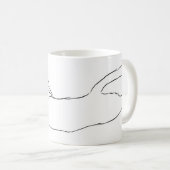 Mug chat couché (Devant droit)