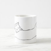 Mug chat couché (Centre)