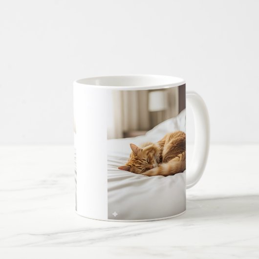 Mug Chat couché confortable (Devant droit)