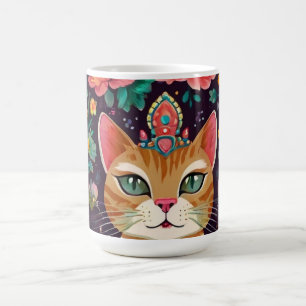 Mug Chat couronné bijou