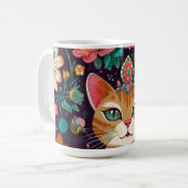 Mug Chat couronné bijou (Devant gauche)