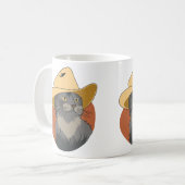 Mug Chat Cowboy (Devant gauche)