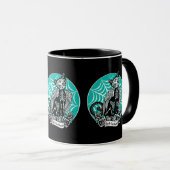 Mug Chat crâne sucre (Devant droit)