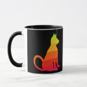 Mug Chat CricketDiane d'amusement d'arc-en-ciel de (Gauche)