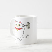 Mug Chat d'accroupissement de Maneki Neko (Devant gauche)