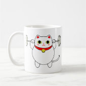 Mug Chat d'accroupissement de Maneki Neko (Gauche)