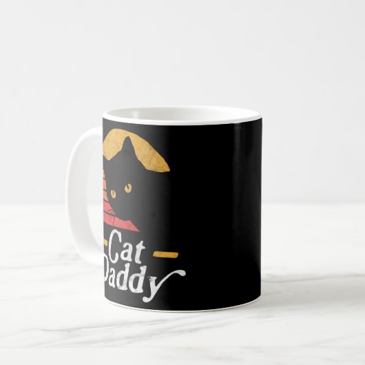 Mug Chat Daddy 80 Style Chat Disthabillé (Devant gauche)