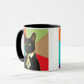 Mug Chat d'affaires (Devant gauche)