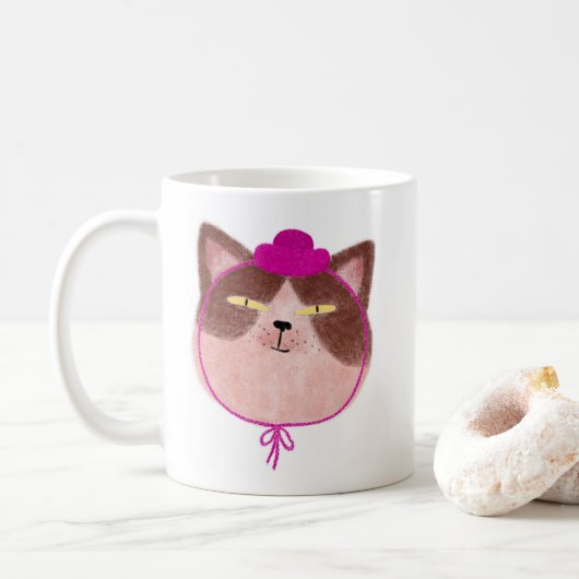 Mug Chat d'amour (Avec donut)