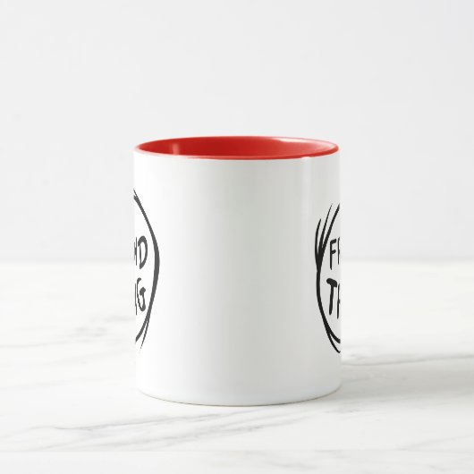 Mug Chat dans la chose Casquette une chose deux - chos (Centre)