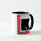 Mug Chat dans la fenêtre (Devant droit)