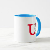 Mug Chat dans la loi sur l'équilibre Casquette Monogra (Devant droit)