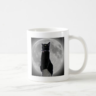 Mug Chat dans la lune