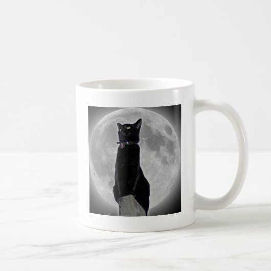 Mug Chat dans la lune (Droite)