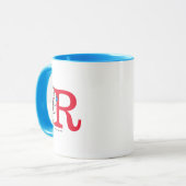 Mug Chat dans l'acte d'équilibre du chapeau Monogramme (Devant gauche)