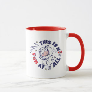 Mug Chat dans le Casquette   Ce N'Est Pas Du Tout Amus
