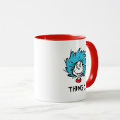 Mug Chat dans le Casquette | Chose un (Devant droit)