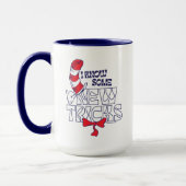 Mug Chat dans le Casquette | Je Connais De Nouveaux Tr (Gauche)