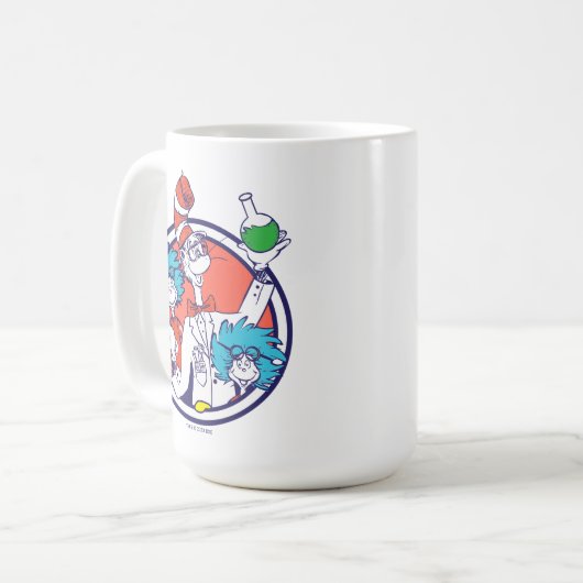 Mug Chat dans le Casquette & Lab Tech One Lab Tech Two (Devant gauche)
