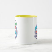 Mug Chat dans le Casquette & Lab Tech One Lab Tech Two (Centre)