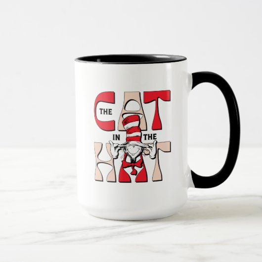 Mug Chat dans le Casquette | Le Chat Silly Dans Le Cas (Droite)