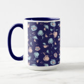 Mug Chat Dans Le Casquette | Le Motif du poisson (Gauche)