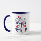 Mug Chat dans le Casquette | Lecture de livres (Gauche)