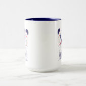 Mug Chat dans le Casquette | Montez Avec Un Poisson (Centre)