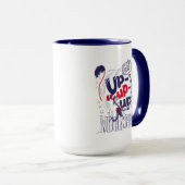 Mug Chat dans le Casquette | Montez Avec Un Poisson (Devant droit)