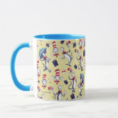 Mug Chat Dans Le Casquette | Motif jaune (Gauche)