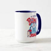 Mug Chat dans le Casquette | Puis Quelque Chose A Bomb (Devant droit)