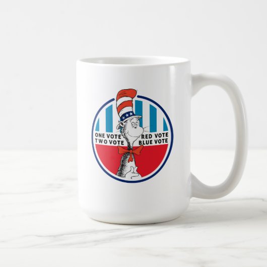 Mug Chat dans le Casquette | Un vote, deux votes (Droite)