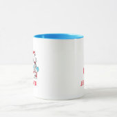 Mug Chat dans le Chapeau, Chose Un Nom & Monogramme J (Centre)