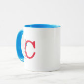 Mug Chat dans le Chapeau Équilibre Monogramme C (Devant gauche)