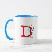 Mug Chat dans le Chapeau Équilibre Monogramme D (Gauche)