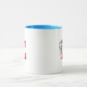 Mug Chat dans le Chapeau Équilibre Monogramme E (Centre)