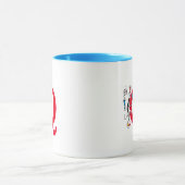 Mug Chat dans le Chapeau Équilibre Monogramme Q (Centre)