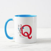 Mug Chat dans le Chapeau Équilibre Monogramme Q (Gauche)