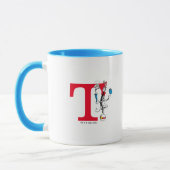 Mug Chat dans le Chapeau Équilibre Monogramme T (Gauche)